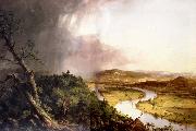 Thomas, Vue du mont Holyoke,pres de Northampton dans le Massachusetts Apres l'orage